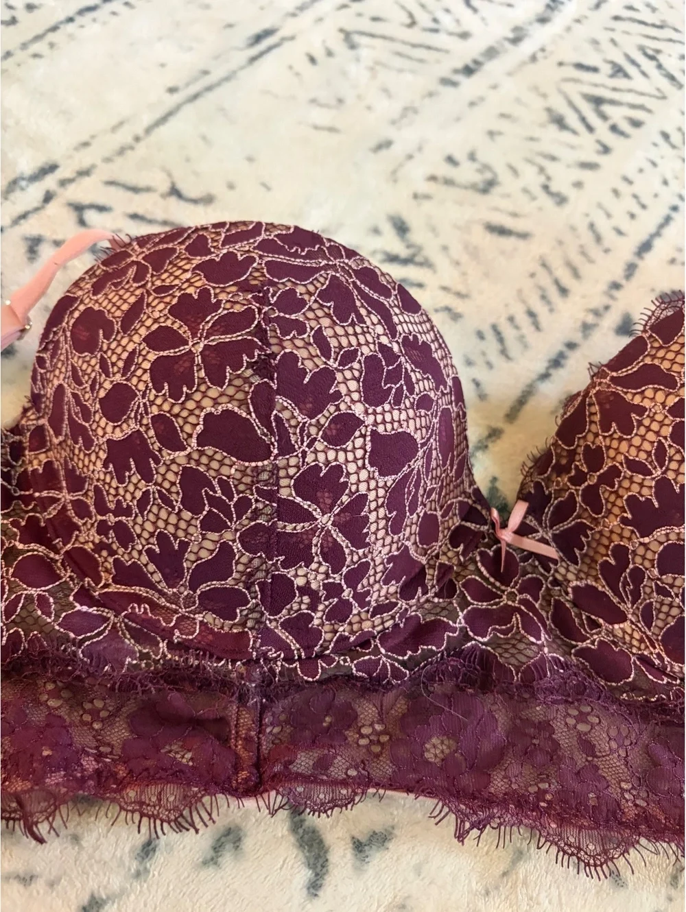 Victoria's Secret Dream Angels Padded Demi Bra 32DDN